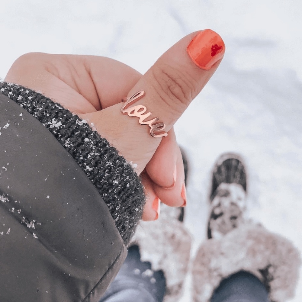 🎁 Love Signature Ring - Picture 2 of 4
